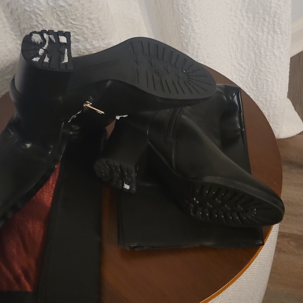 Black Leather Boots